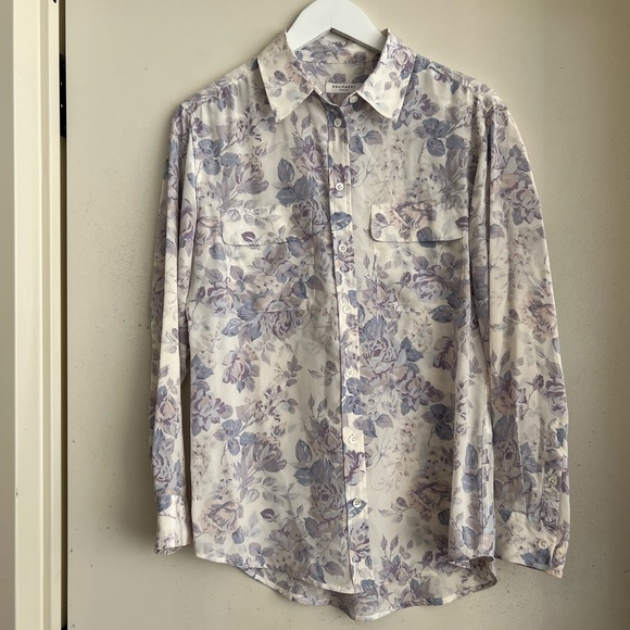 Equipment Silk Floral Button Down Shirt - Picture 1 of 6